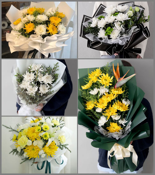 青海黄南州河南蒙古族自治县优干宁镇白事花束代送